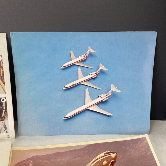 Vintage Boeing 737 Maintenance Card & Aviation Photos Lot Of 7 - Picture 4 of 9